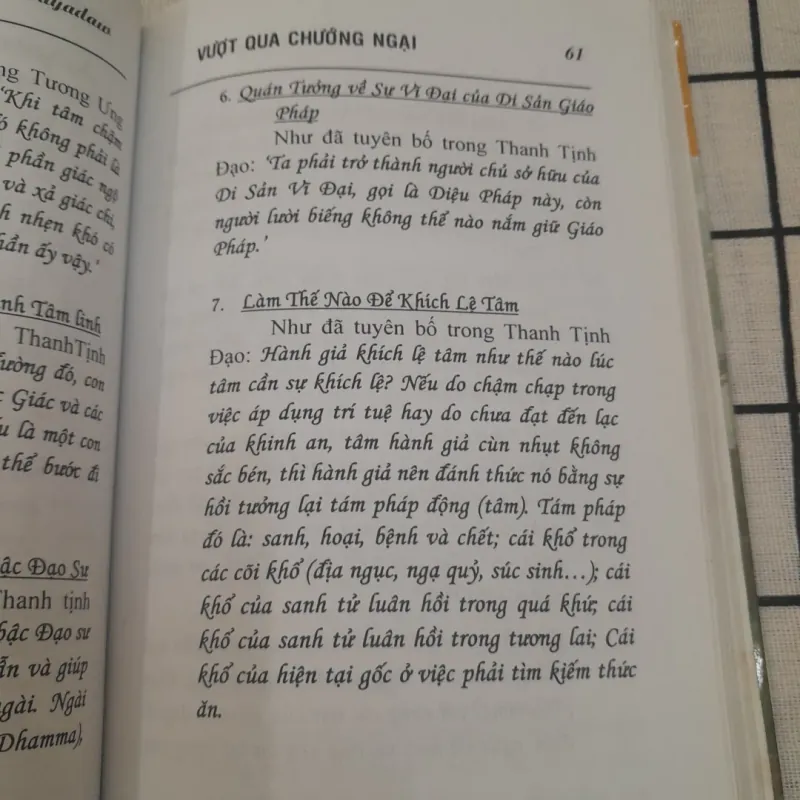Sách Phật Giáo Nguyên Thủy- VƯỢT QUA CHƯỚNG NGẠI. AUK SAYADAW. ND Tỳ Kheo Pháp Thông 574916