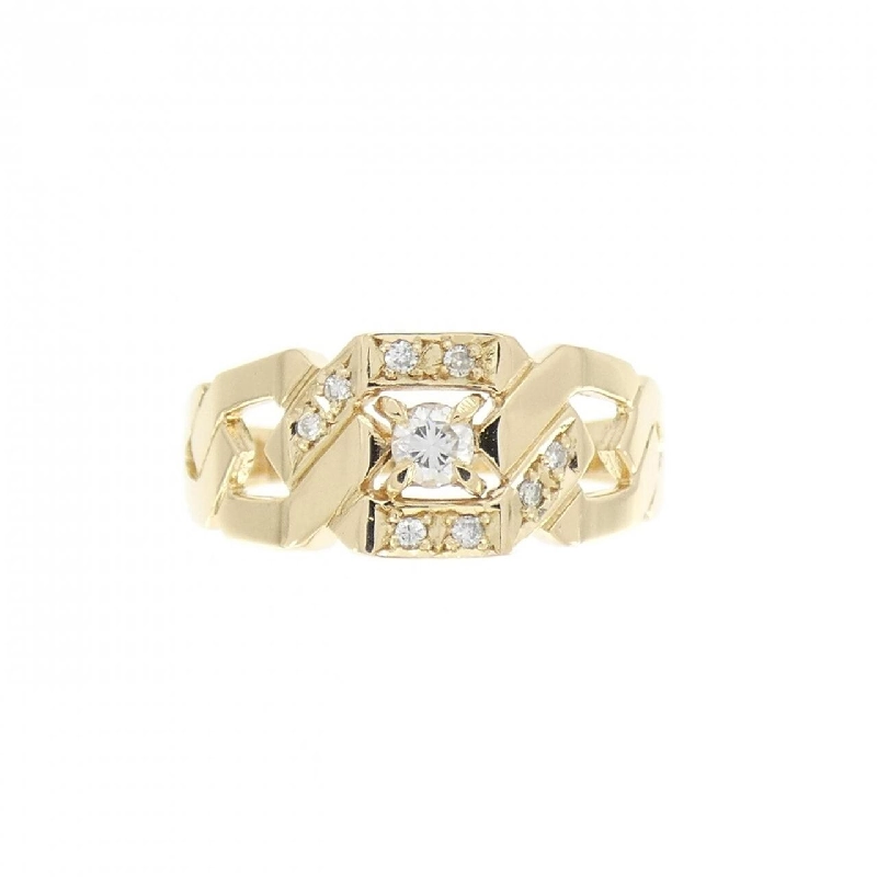 Nhẫn kim cương K18YG 0.10CT 672547