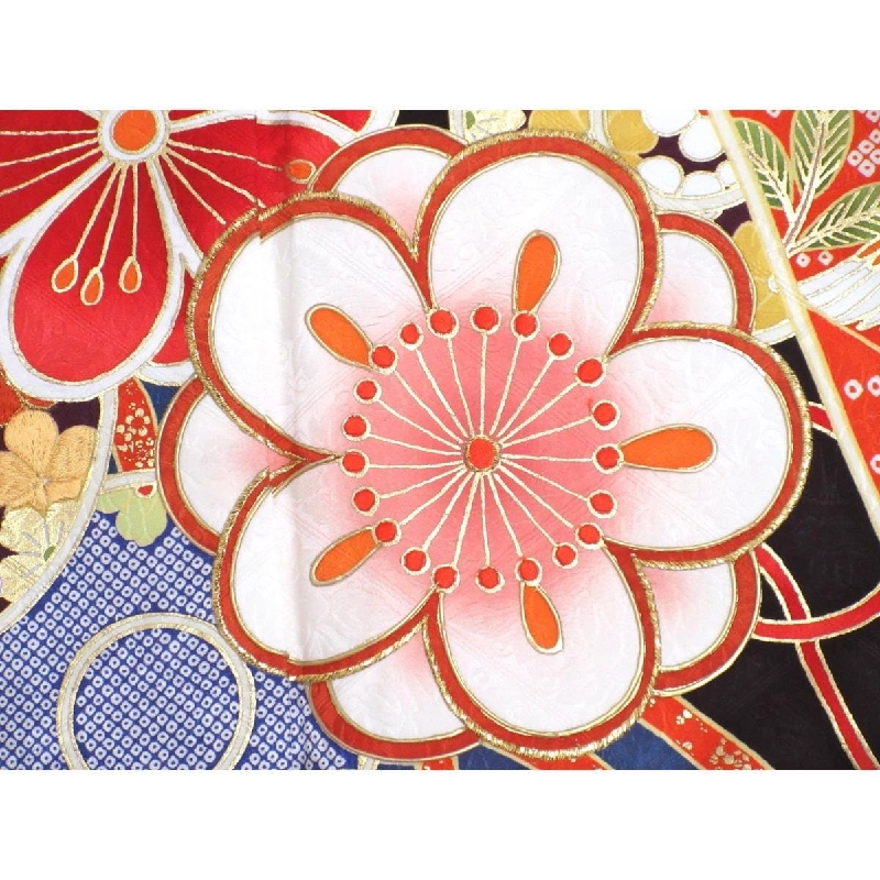 Kimono Furisode chế tác bằng vàng Yuzen - Hàng hiệu Chính hãng 877408