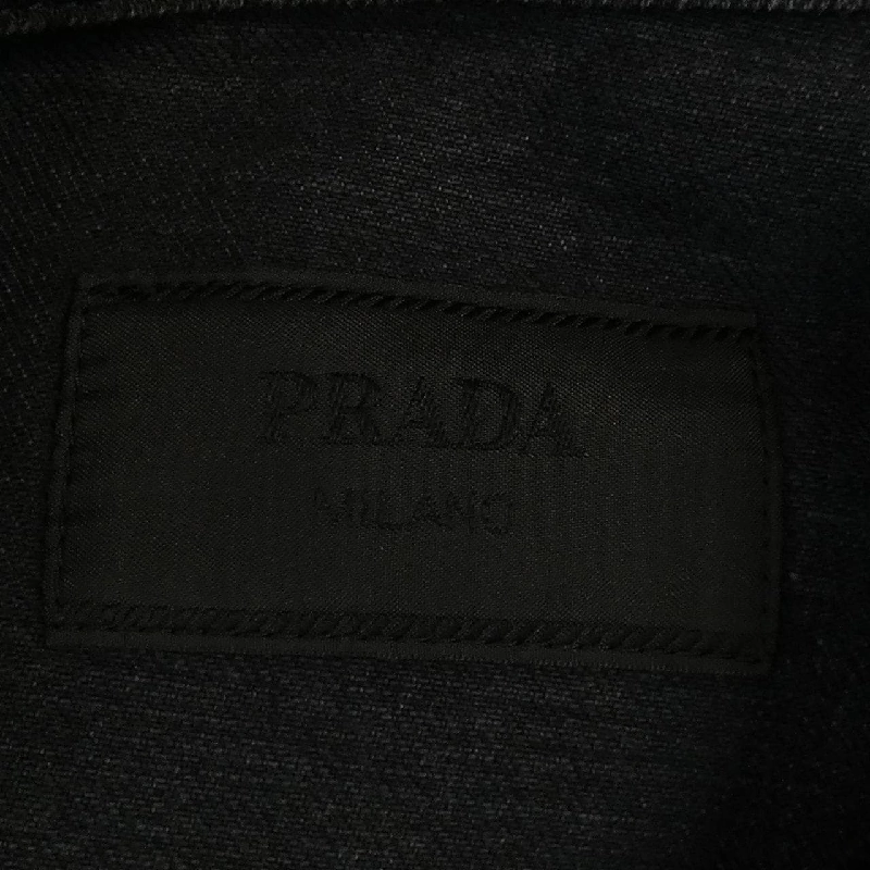 Áo khoác denim PRADA với logo tam giác GEB227 S231 12K8 - Hàng hiệu Chính hãng 891413