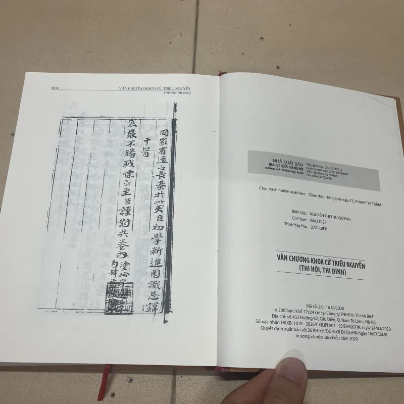 Văn chương khoa cử Triều Nguyễn( Thi hội, thi đình) B 977182