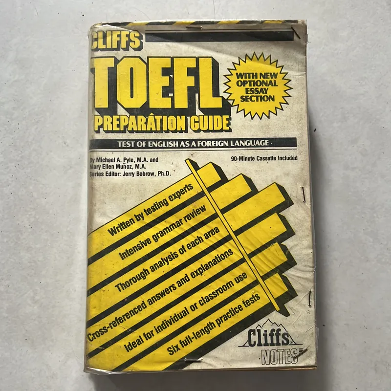 Cliffs TOEFL preparation guide 563150