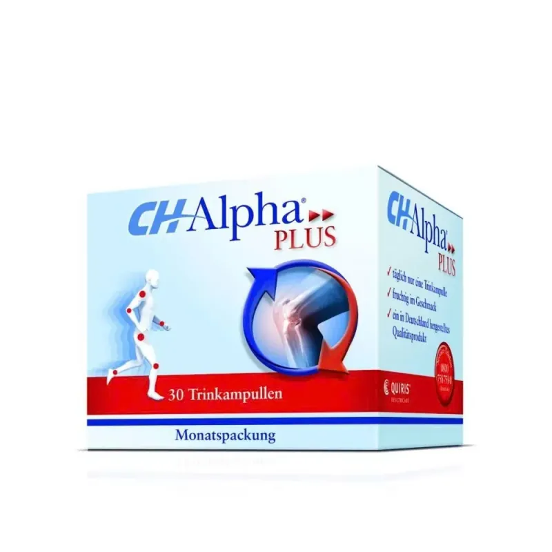 (Hàng CTY mới) Collagen CH Alpha Plus Dạng Nước Hỗ Trợ Xương Khớp 25mlx30pcs nhập khẩu Đức 736068