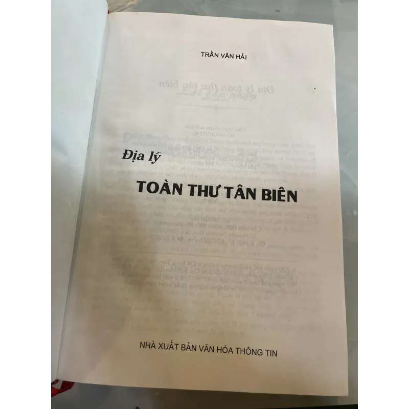ĐỊA LÝ TOÀN THƯ TÂN BIÊN - TRẦN VĂN HẢI 776698