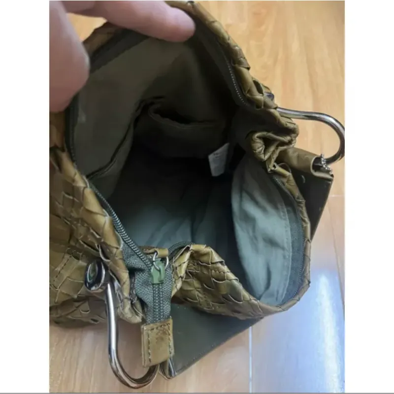 Túi nữ sz 31*26*10 da thật đan 2hand 928845