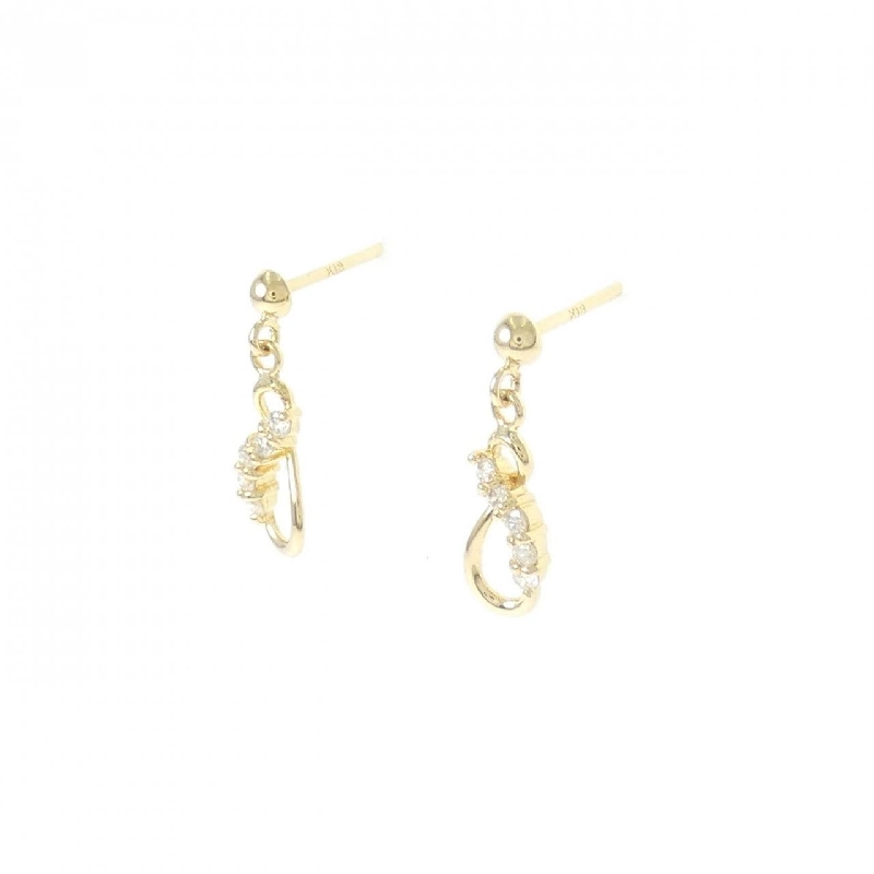 K18YG Bông tai Kim cương 0.10CT - Hàng hiệu Chính hãng 867373