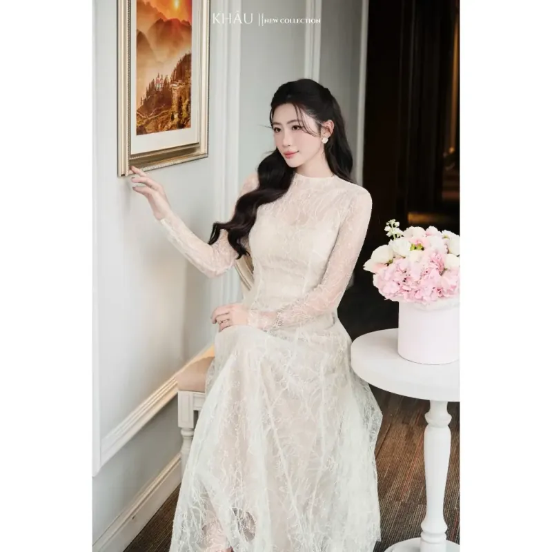 Váy Khâu Design size L mặc 1 lần 993547