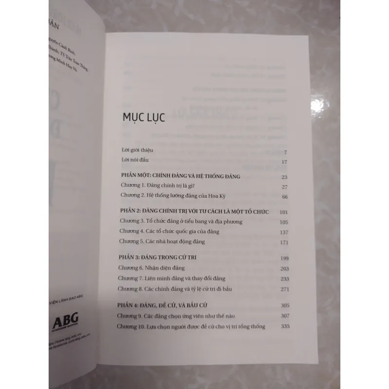 Sách: Chính trị đảng phái tại Hoa Kỳ - TG: Marjorie Randon Hershey 720901