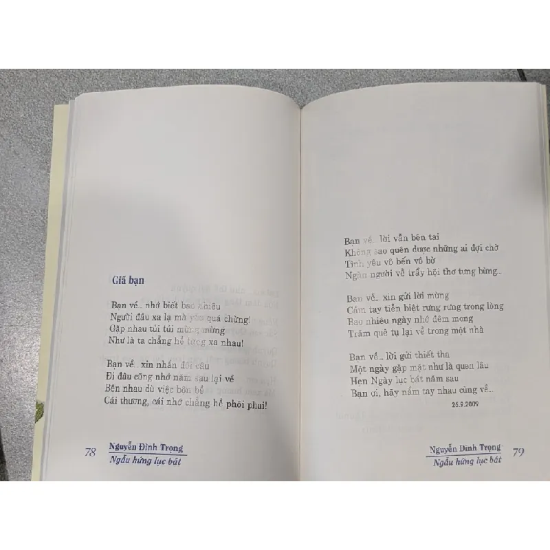 Ngẫu hứng lục bát - Nguyễn Đình Trọng 609820