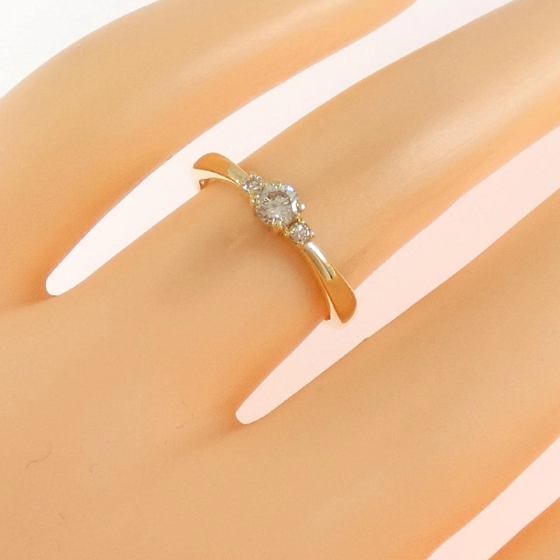 Nhẫn kim cương K18YG 0.20CT - Hàng hiệu chính hãng 855087