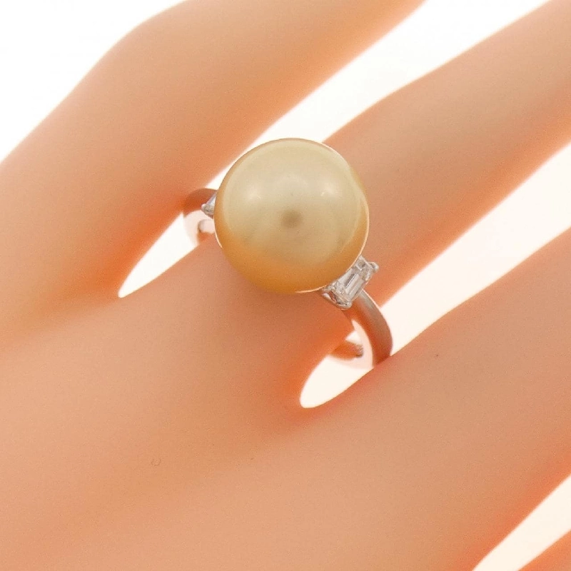 Nhẫn ngọc trai trắng PT900 10.8mm - Hàng hiệu Authentic 850885