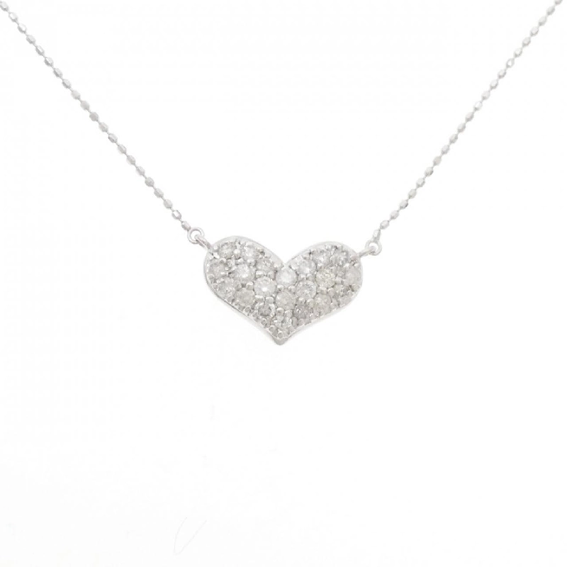 K14WG Dây chuyền kim cương hình trái tim 0.50CT - Hàng hiệu Chính hãng 861022