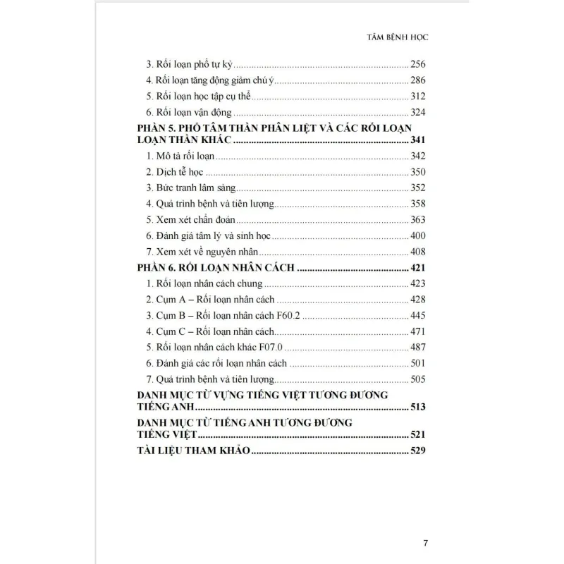 Sách Tâm Bệnh Học Tiếp Cận DSM-5-TR của TS. Nguyễn Thị Vân Thanh 1032014