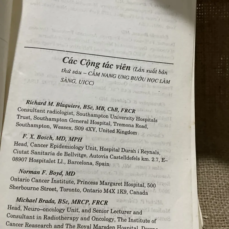 Cẩm nang ung bướu học lâm sàng - Tập 2- sách dịch  798997