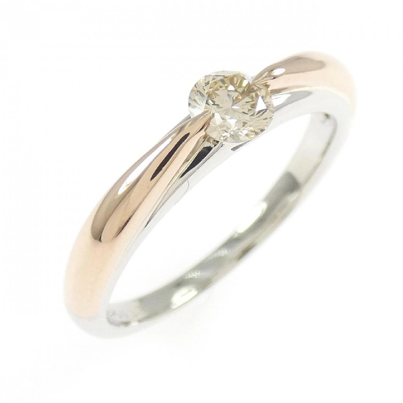 Nhẫn kim cương K18PG/PT900 0.323CT - Hàng hiệu Authentic 851934