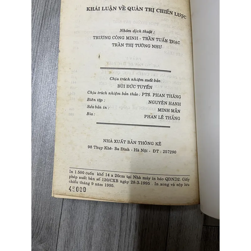 Khái luận về quản trị chiến lược. 6a4 737103