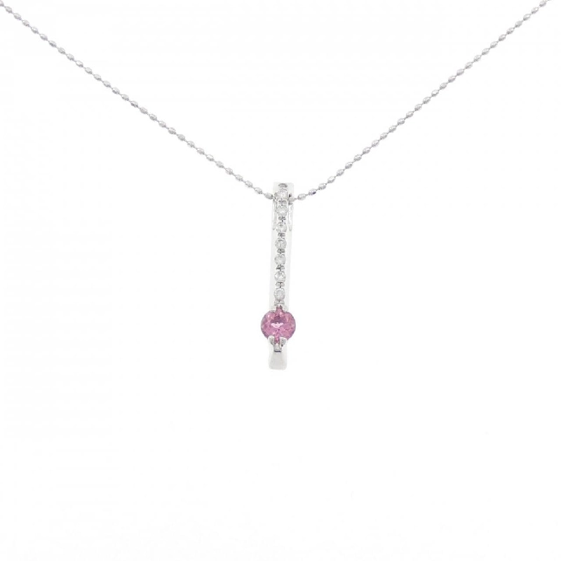 K18WG Tourmaline Necklace 0.21CT - Hàng hiệu Authentic 859986