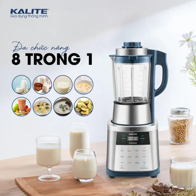 Máy làm sữa hạt KALITE KCBV8P đa năng 8in1 chĩnh hãng mới 100% 574474