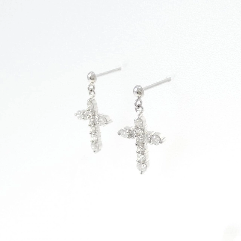 Bông tai kim cương PT900 hình chữ thập 0.50CT - Hàng hiệu Chính hãng 867197