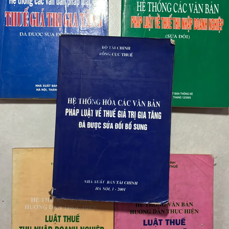 Luật thuế /Thuế doanh nghiệp (combo 5 cuốn) 759405