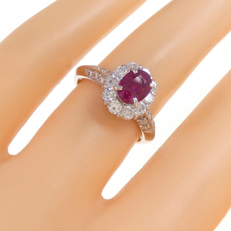Nhẫn Ruby PT900 0.97CT 669437