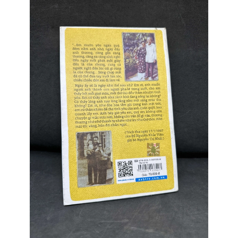 [Phiên Chợ Sách Cũ] Nguyễn Khắc Viện Yêu Và Mơ - Nguyễn Khắc Phê, 2015 S2511 SBM - VĂN HỌC - SBM2911-101 712985