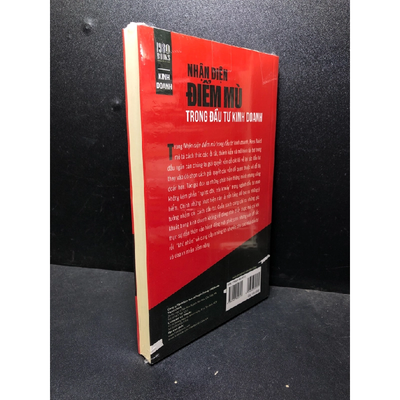 Nhận diện điểm mù trong đầu tư kinh doanh Ross Baird new 100% HCM.ASB0201 kinh doanh 345993