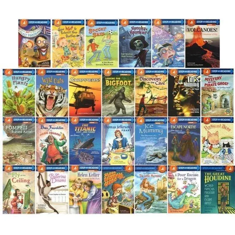 Step into reading level 4 (27 cuốn) 563301