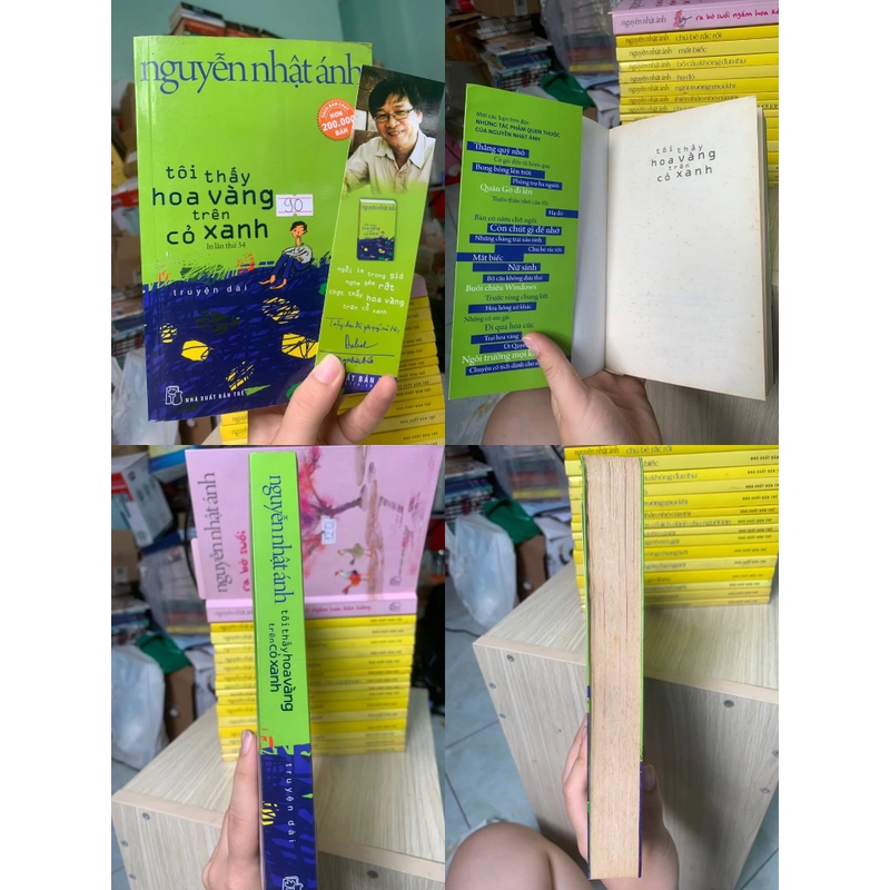 Sách Tôi thấy hoa vàng trên cỏ xanh tặng kèm bookmark chữ ký in 531126