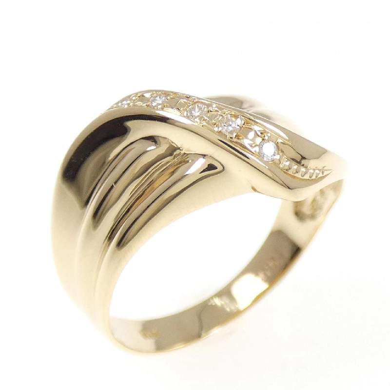 Nhẫn kim cương K18YG 0.05CT 669119