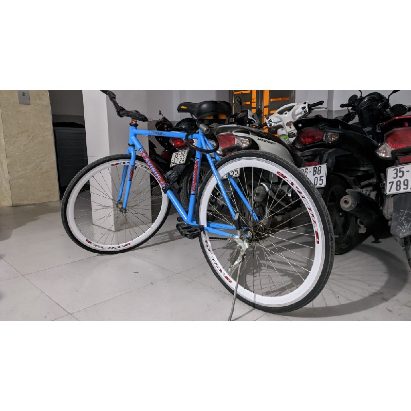 Xe fixed gear lốp hơi mới 80% 4238