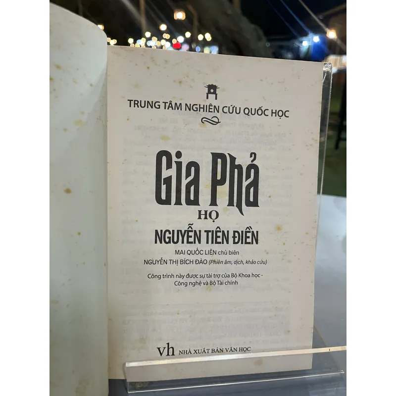 GIA PHẢ HỌ NGUYỄN TIÊN ĐIỀN 723390