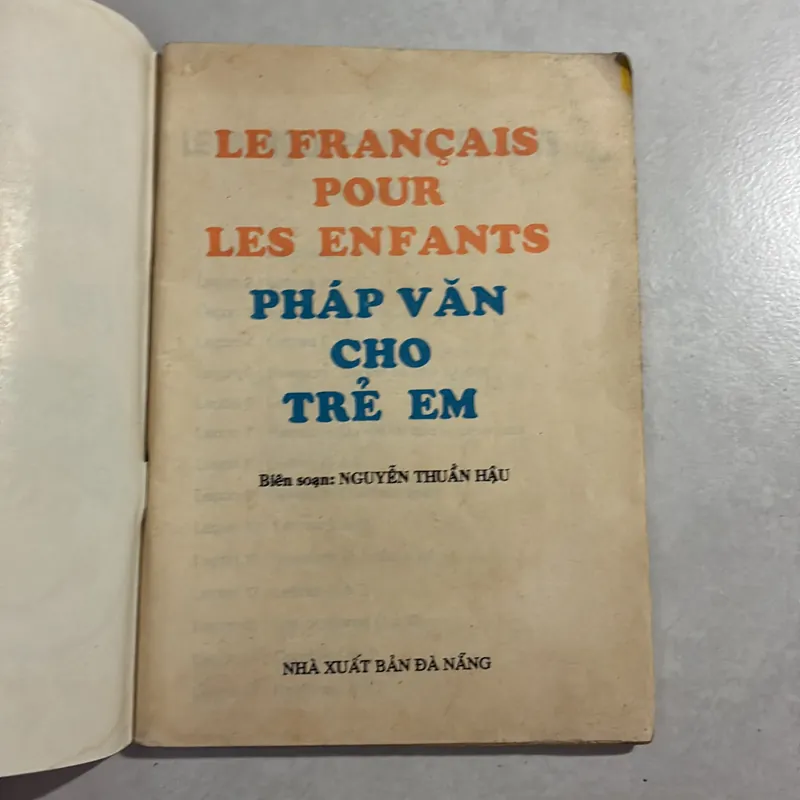 Pháp văn cho trẻ em - 1995s 720574
