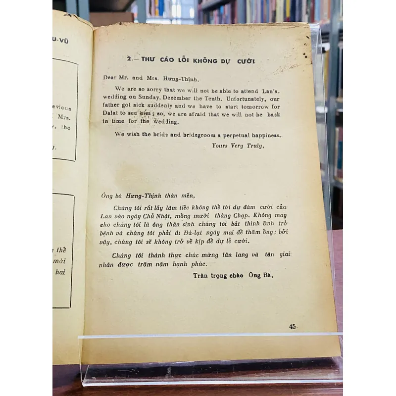 THƯ TỪ GIAO THIỆP HẰNG NGÀY 596179