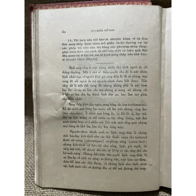 Sức khỏe chị nam- sách y trước 75-  800213