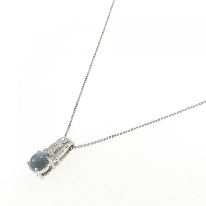 Dây chuyền Alexandrite Cat's Eye PT900/PT850 0.94CT - Hàng hiệu Authentic 860235