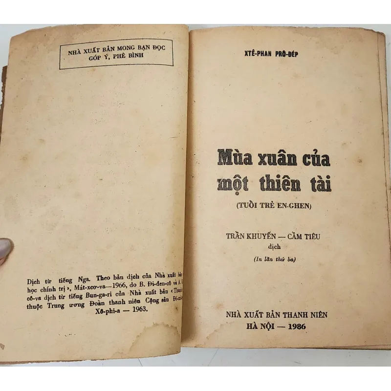 MÙA XUÂN CỦA MỘT THIÊN TÀI (Tuổi trẻ Engels) 727145