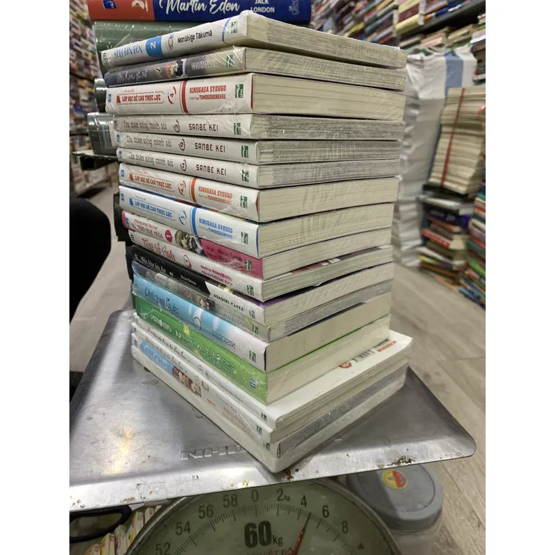 Combo 5kg sách decor. Tiểu thuyết manga và truyện tranh.  717757