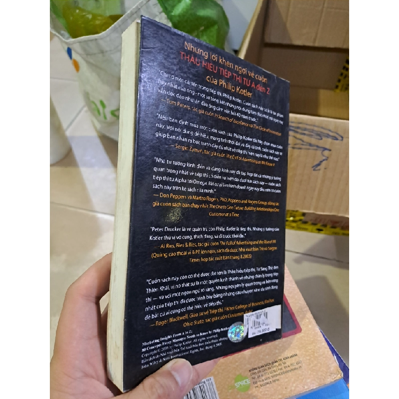 Thấu hiểu tiếp thị từ A đến Z Philip Kotler mới 80% ẫm ố vàng HCM0308 MARKETING KINH DOANH 523999