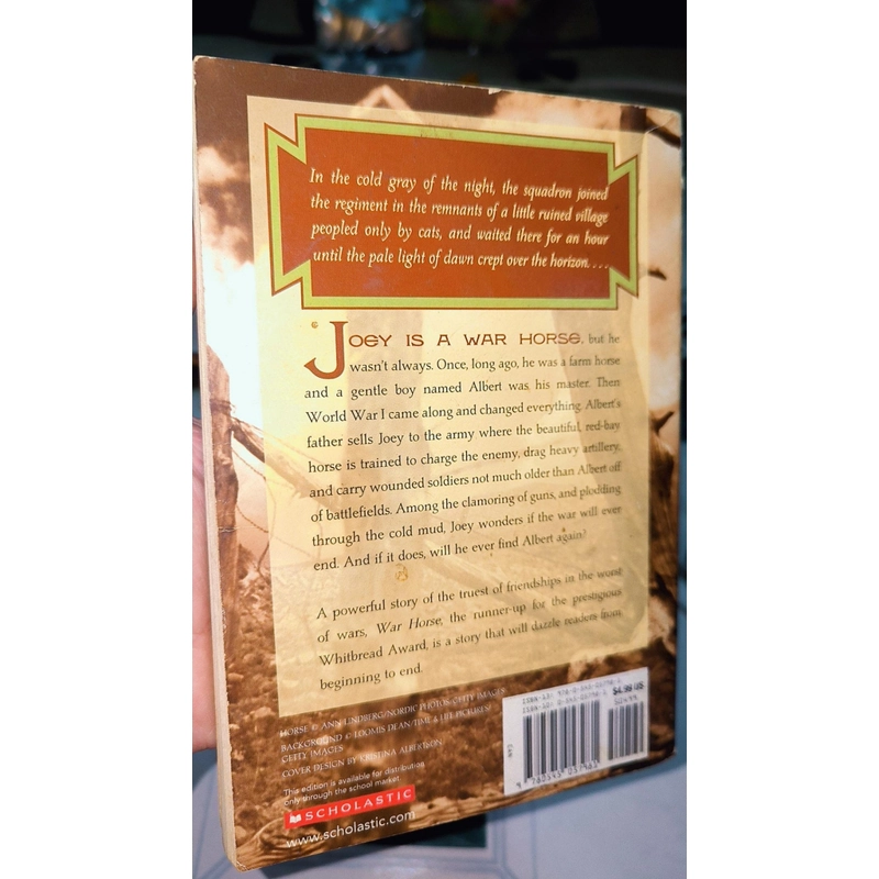 Ngoại văn cũ về động vật - Ngựa Chiến WAR HORSE - Michael Morpurgo (tác giả đạt giải) 496150