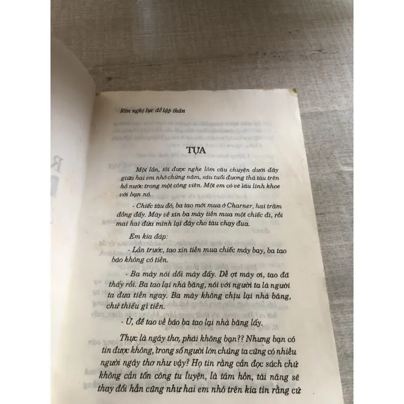 Rèn nghị lực để lập thân 784560