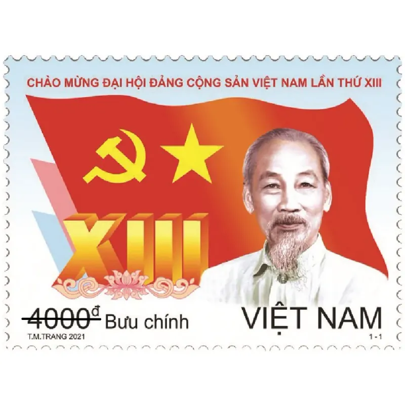 Tem Chào mừng Đại hội Đảng Cộng sản Việt Nam lần thứ XIII 716812