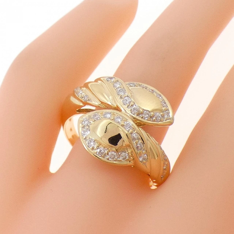Nhẫn kim cương K18YG 0.37CT - Hàng hiệu Authentic 851267