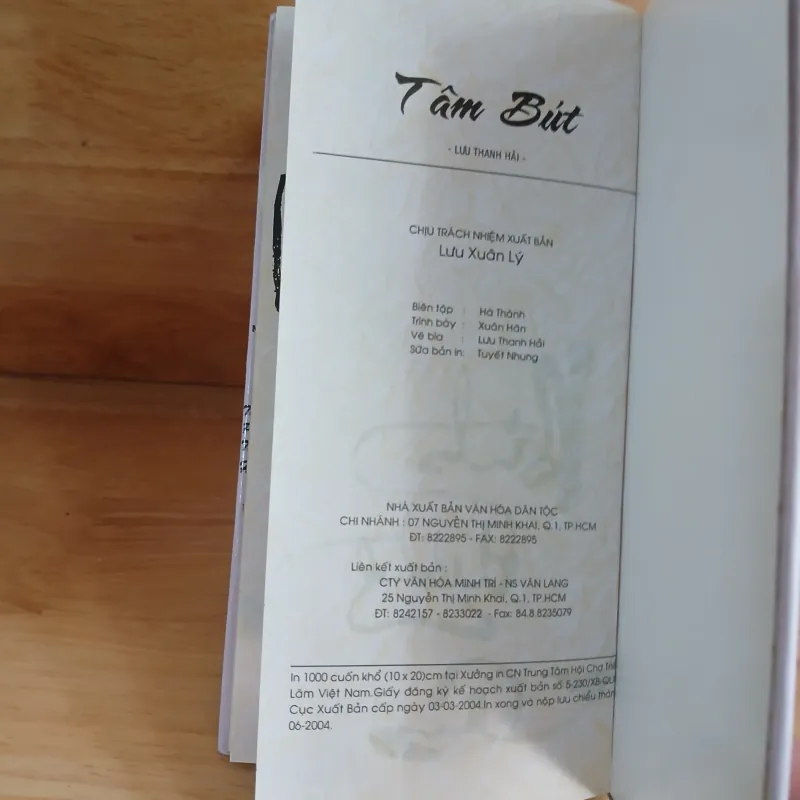 Tâm Bút - Thư Pháp Việt (Lưu Thanh Hải) 961494