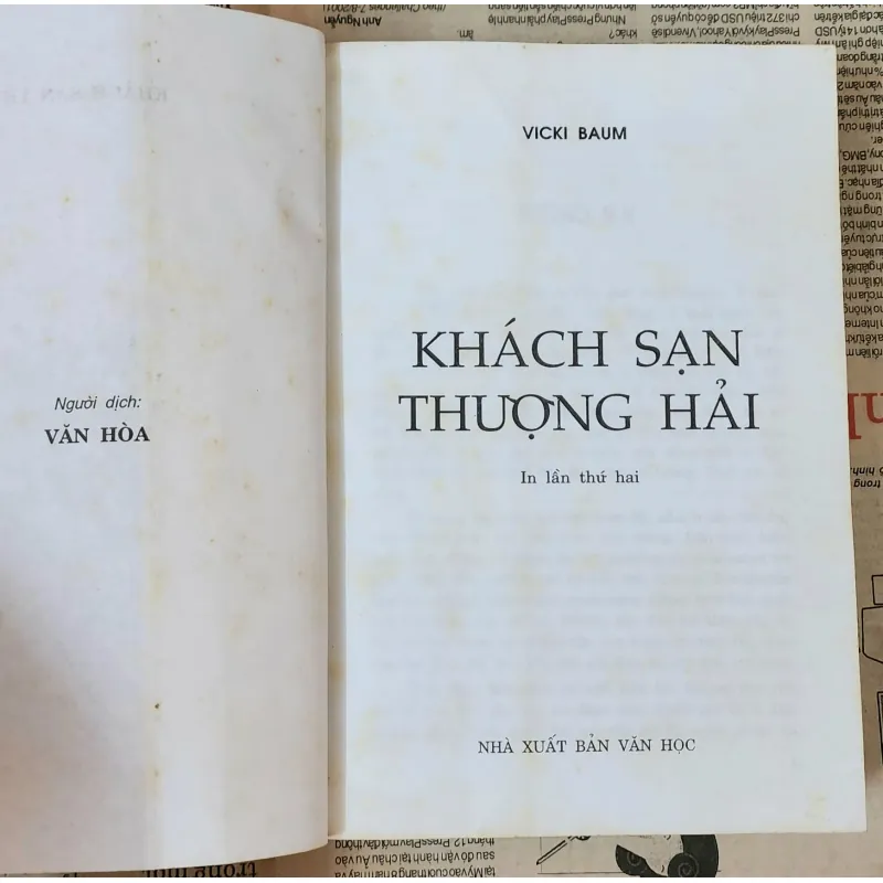 Tiểu thuyết KHÁCH SẠN THƯỢNG HẢI - Vicky Baum 709257