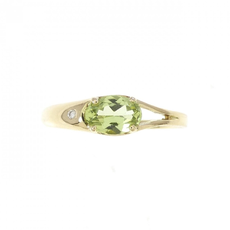Nhẫn Peridot K18YG - Hàng hiệu Chính hãng 850057