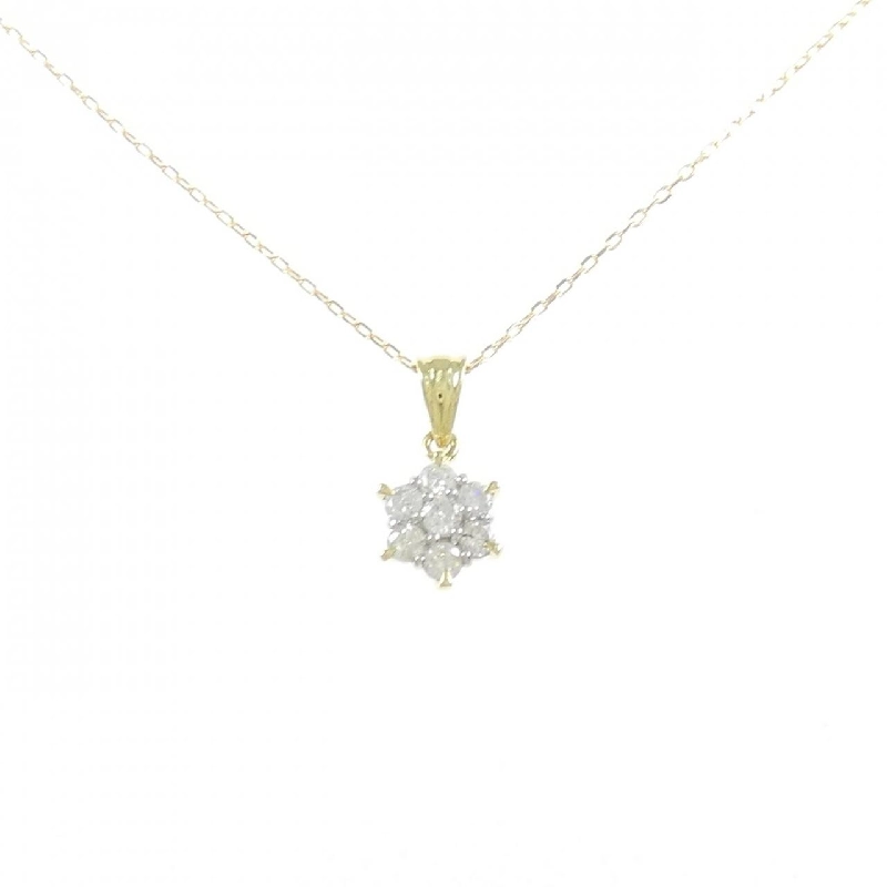 K18YG/PT900 Dây chuyền kim cương 0.50CT - Hàng hiệu Chính hãng 866226