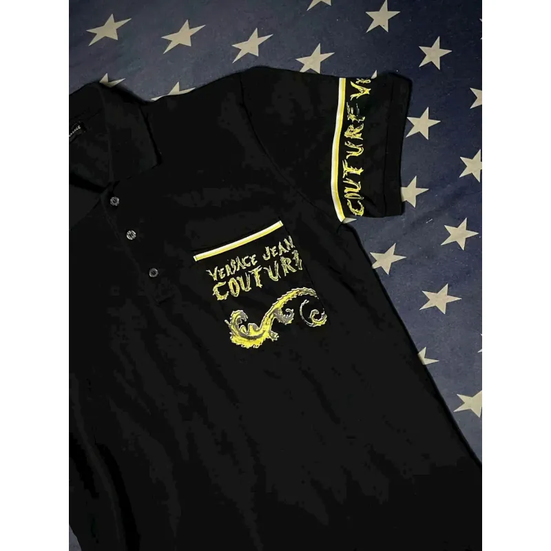 Áo polo Versace đen siêu chất 776834