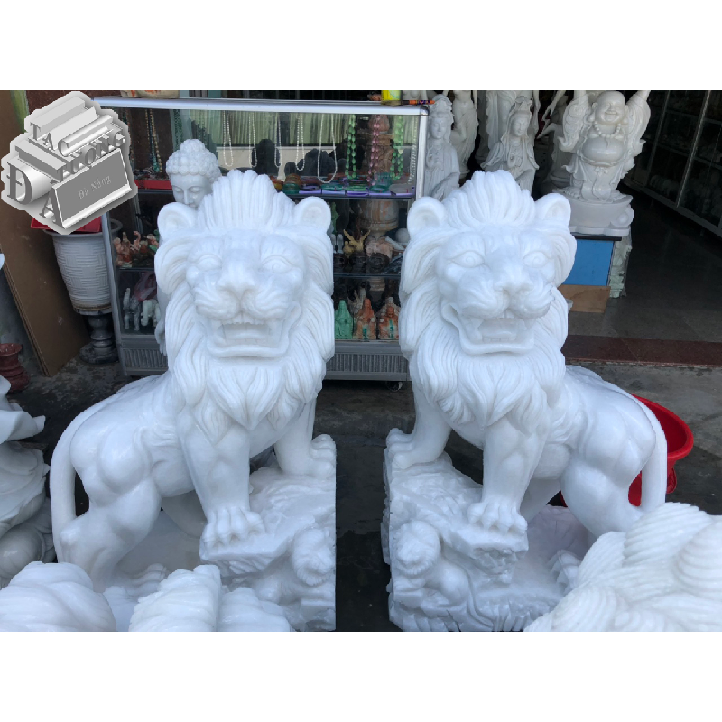 Tượng Đá Kì Lân Cao 1m2 - Điêu Khắc Từ Đá Tự Nhiên Nguyên Khối 3525