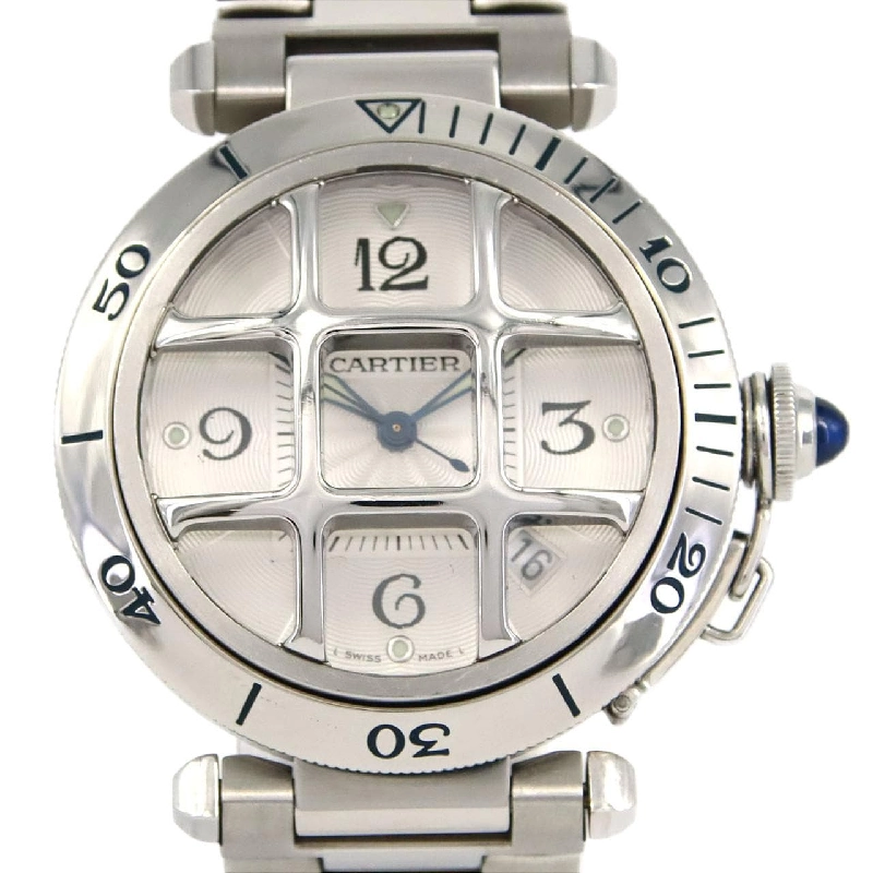 Cartier Pasha Grid Convex W31059H3 SS Automatic - Hàng hiệu Authentic 880784